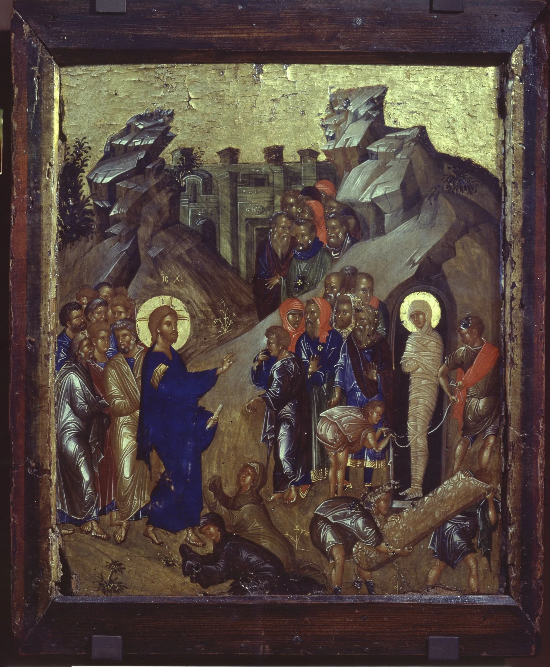 Икона. Воскрешение Лазаря